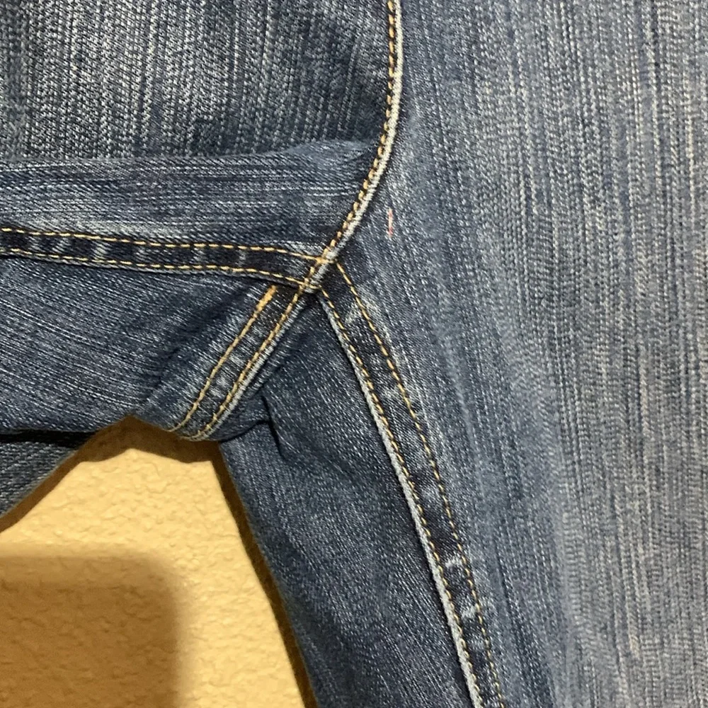 Talbots Jeans Capris Pants 10 Blue Stretch 4-Pockets Cotton Spandex - Picture 5 of 12